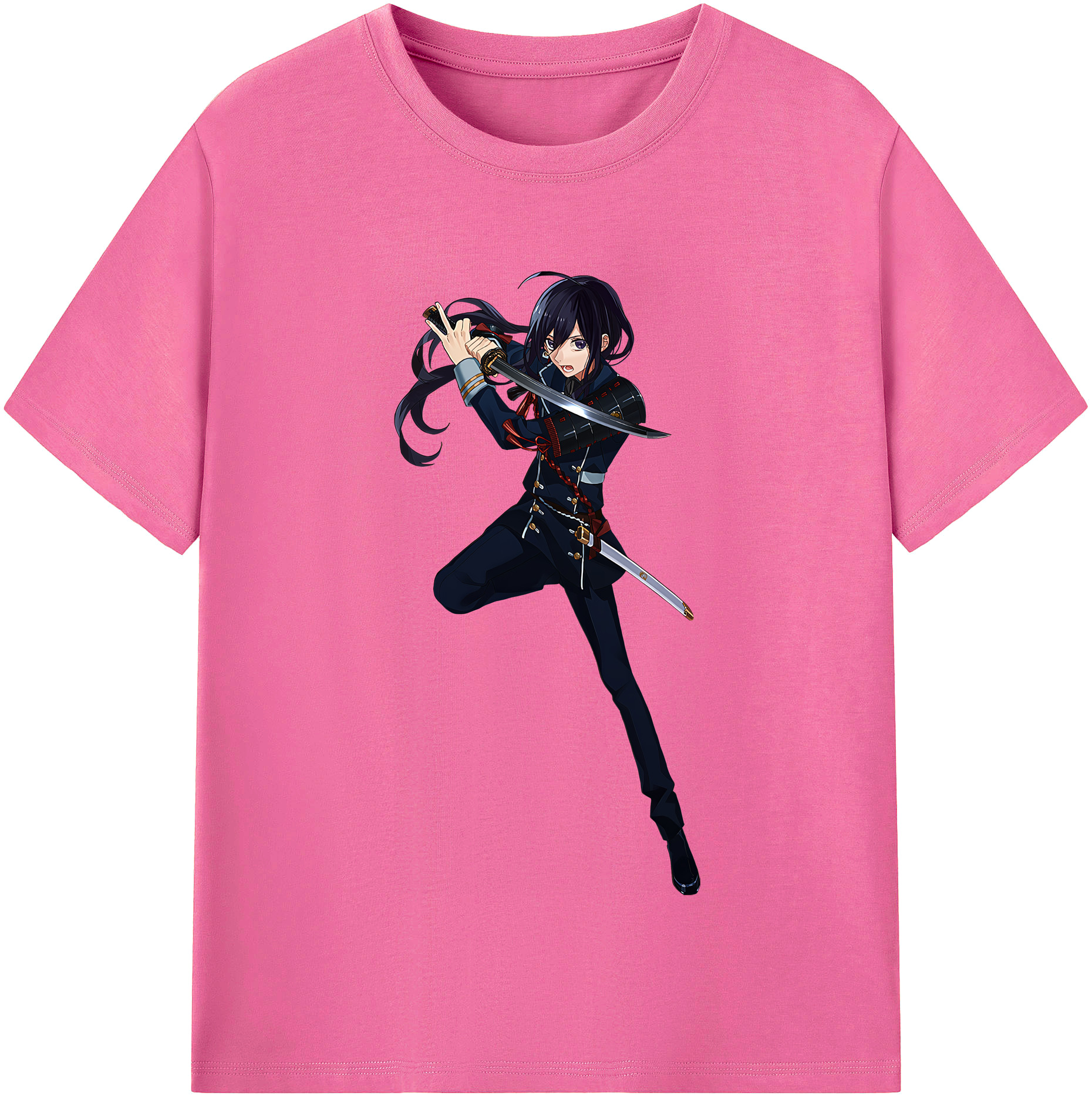 （画像用） 刀剣乱舞 Touken Ranbu レディースカジュアルプリントTシャツ（綿100％）